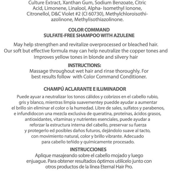 Hair Pro Anti-Aging Treatment with stem cells (Silver Shampoo) Pelo Teñidos - Picture 5 of 6